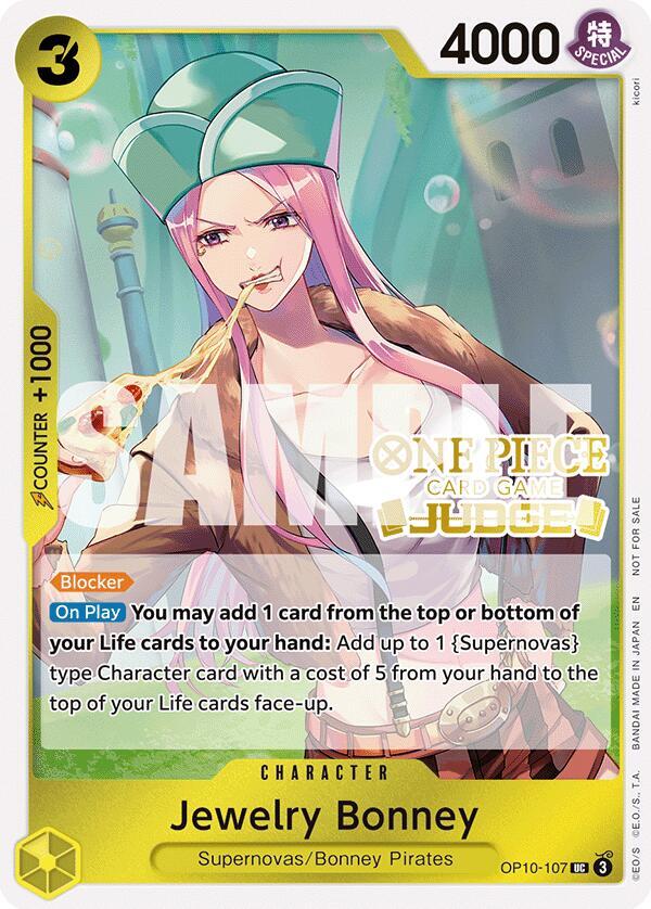 Jewelry Bonney OP10-107 One Piece card