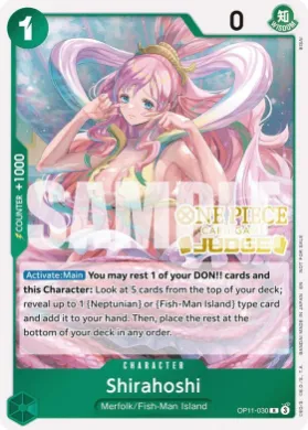 Shirahoshi (JDG OP11-030) Judge Promos