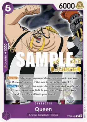 Queen (JDG ST04-005) Judge Promos