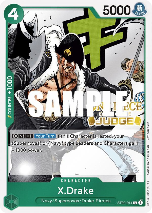 X.Drake ST02-014 One Piece card
