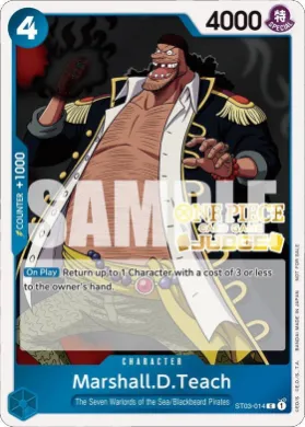 Marshall.D.Teach (JDG ST03-014) Judge Promos