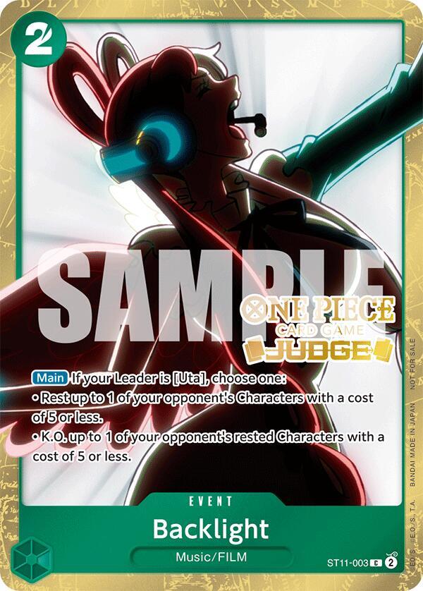 Backlight ST11-003 One Piece card
