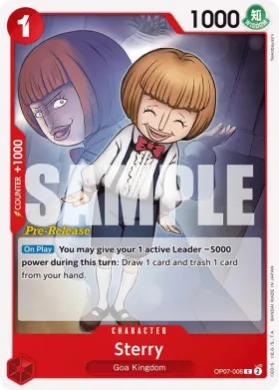 Sterry (OP07P OP07-006) Promos: 500 Years into the Future