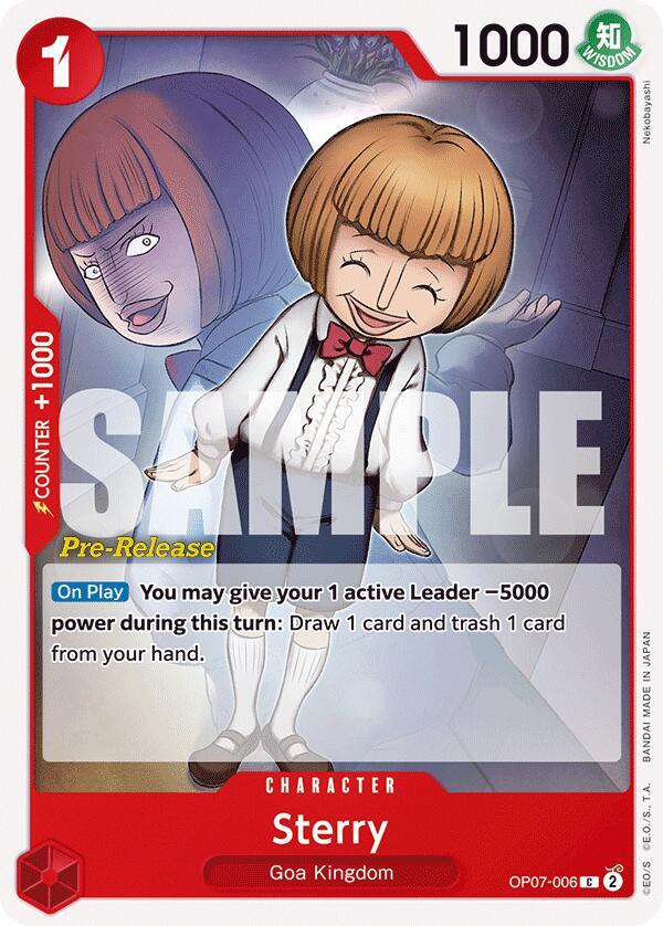 Sterry OP07-006 One Piece card