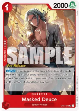 Masked Deuce (OP07P OP07-013) Promos: 500 Years into the Future