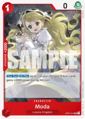 Moda (OP07P OP07-014) Promos: 500 Years into the Future