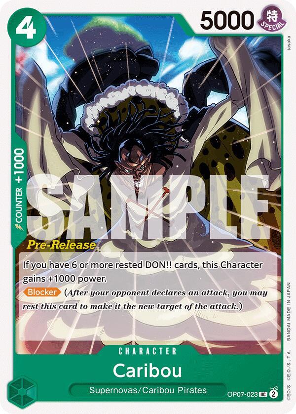 Caribou OP07-023 One Piece card