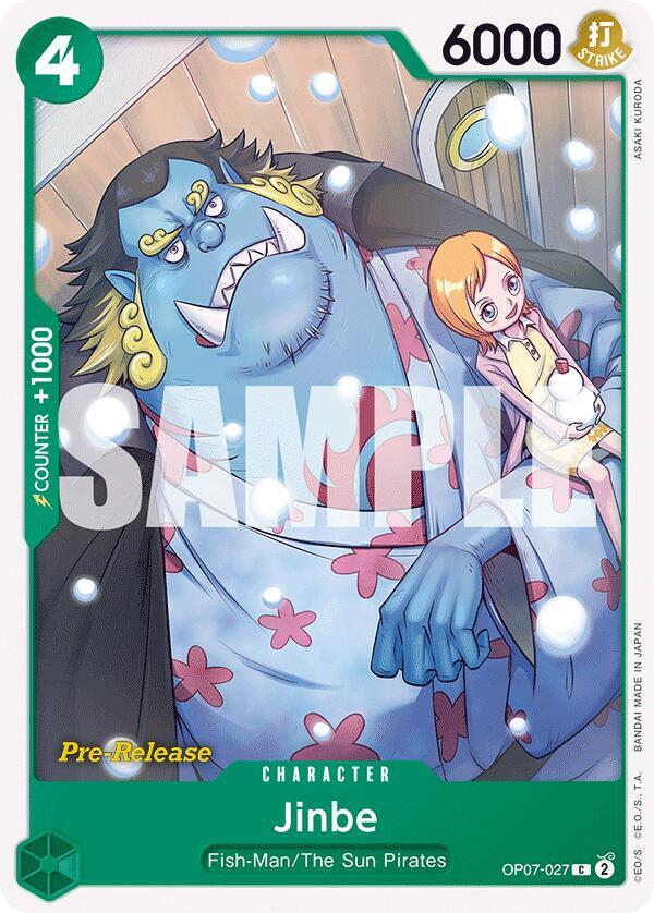 Jinbe OP07-027 One Piece card