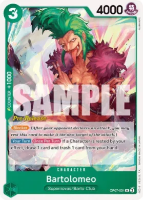 Bartolomeo (OP07P OP07-031) Promos: 500 Years into the Future