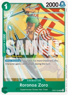 Roronoa Zoro (OP07P OP07-034) Promos: 500 Years into the Future