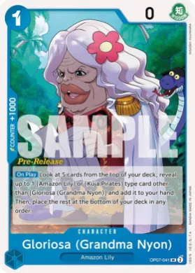 Gloriosa (Grandma Nyon) (OP07P OP07-041) Promos: 500 Years into the Future