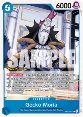 Gecko Moria (OP07P OP07-042) Promos: 500 Years into the Future