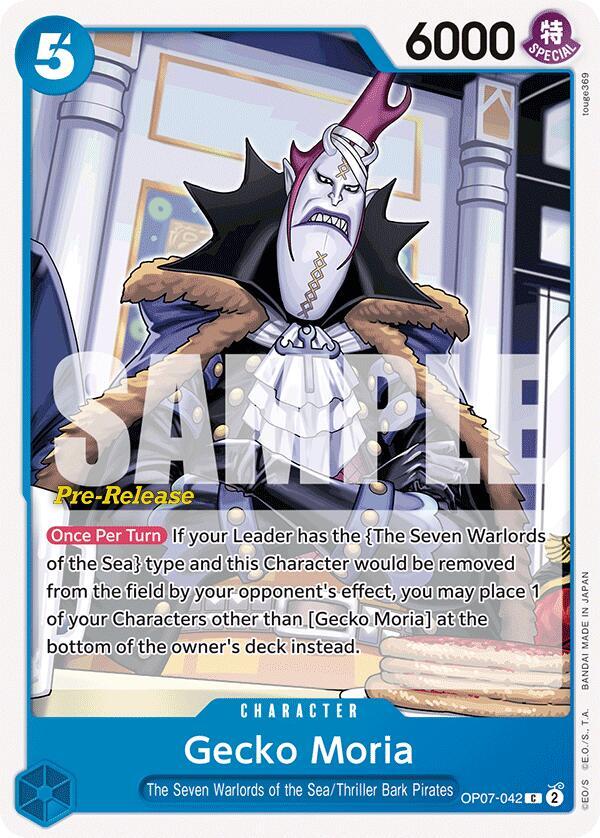 Gecko Moria OP07-042 One Piece card