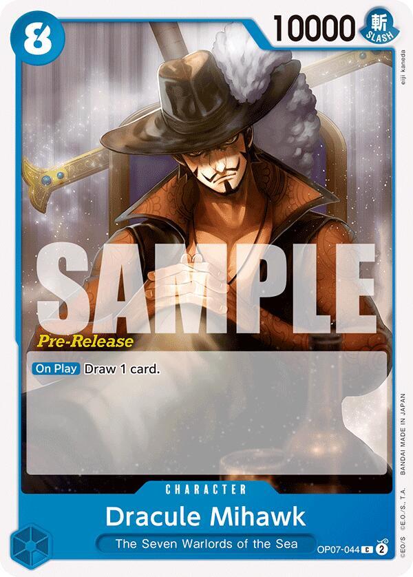 Dracule Mihawk OP07-044 One Piece card