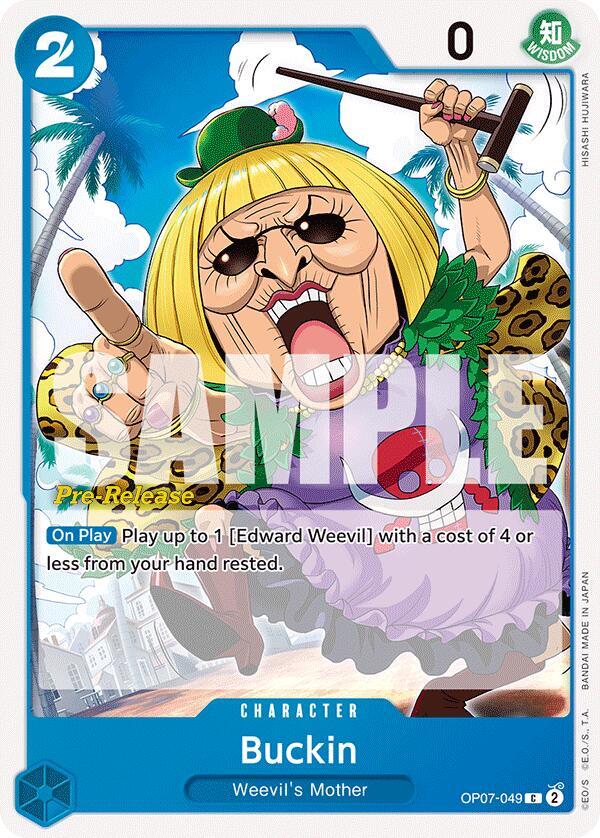 Buckin OP07-049 One Piece card