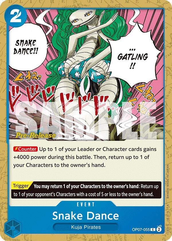 Snake Dance OP07-055 One Piece card