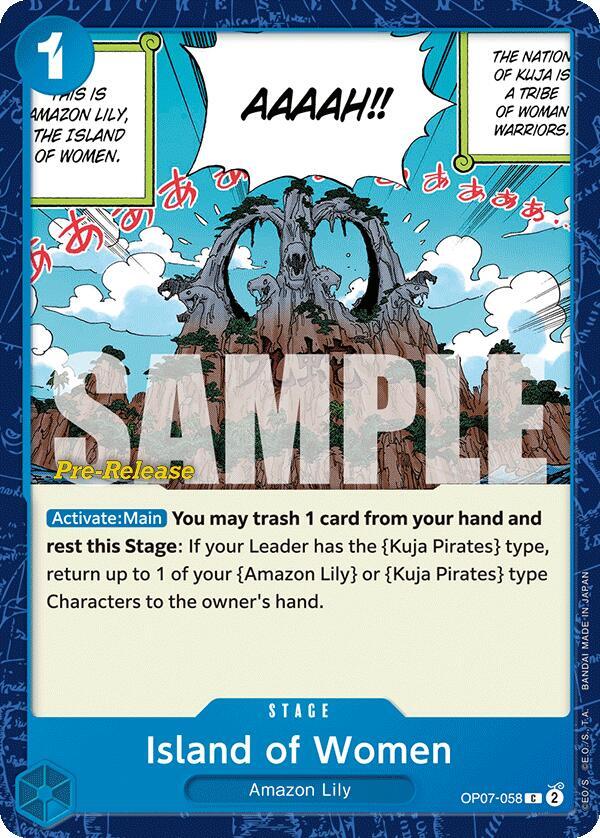 Island of Women OP07-058 One Piece card
