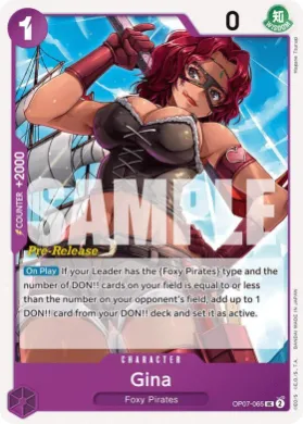 Gina (OP07P OP07-065) Promos: 500 Years into the Future