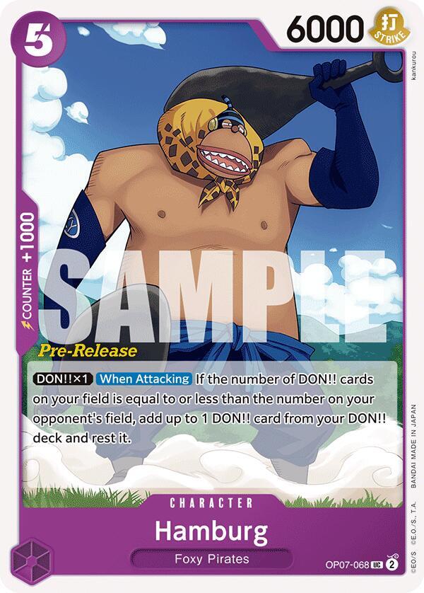 Hamburg OP07-068 One Piece card