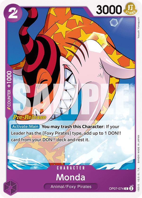 Monda OP07-074 One Piece card