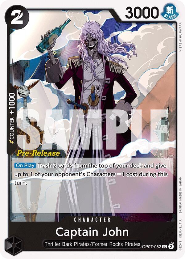 Captain John OP07-082 One Piece card