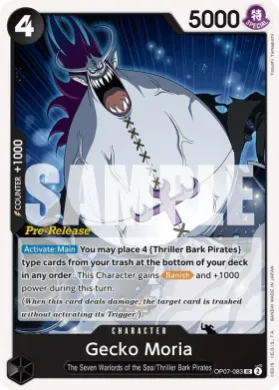 Gecko Moria (OP07P OP07-083) Promos: 500 Years into the Future