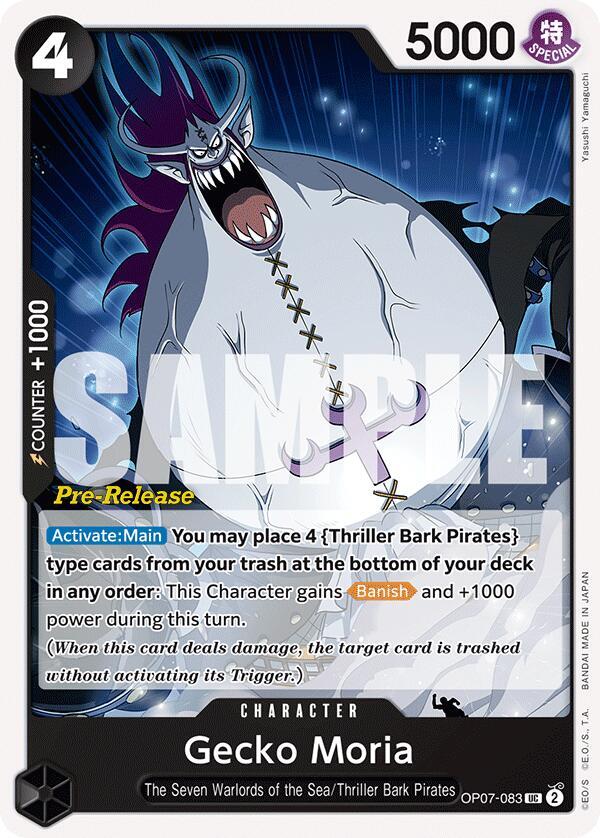 Gecko Moria OP07-083 One Piece card