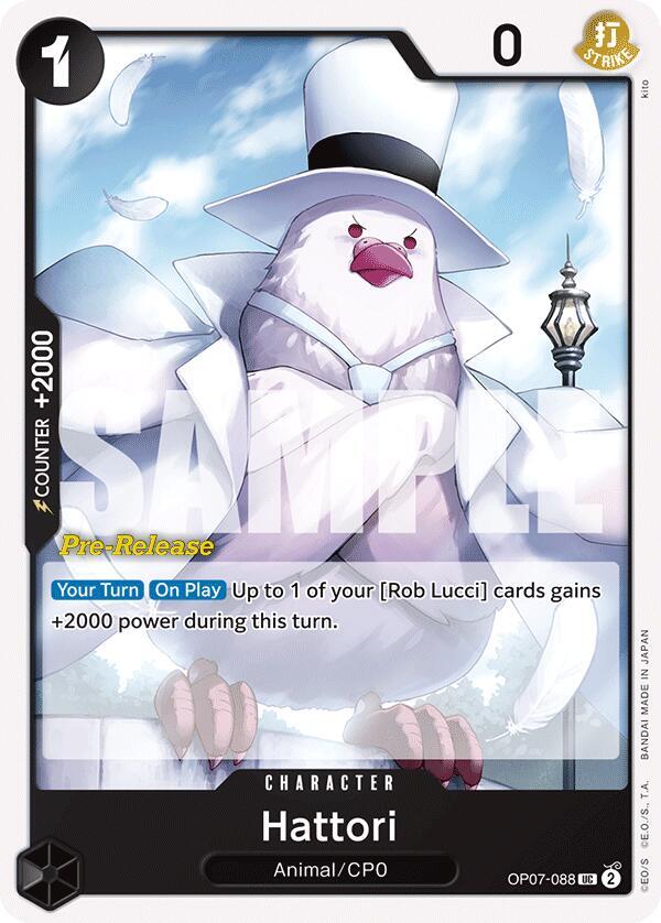 Hattori OP07-088 One Piece card