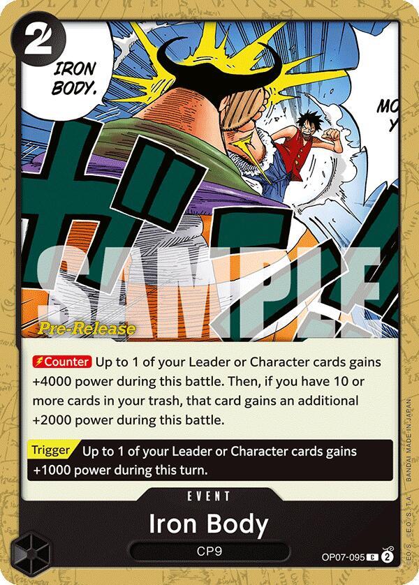 Iron Body OP07-095 One Piece card