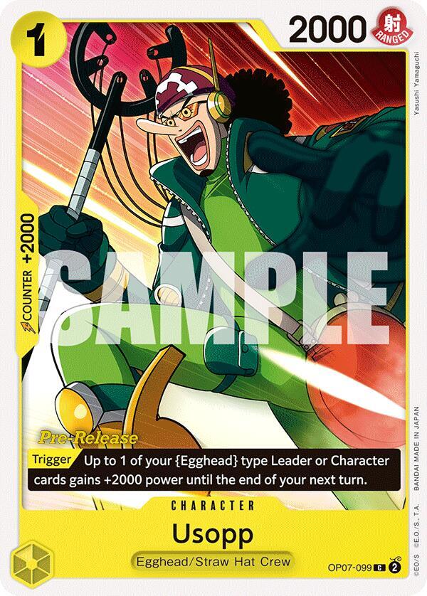 Usopp OP07-099 One Piece card