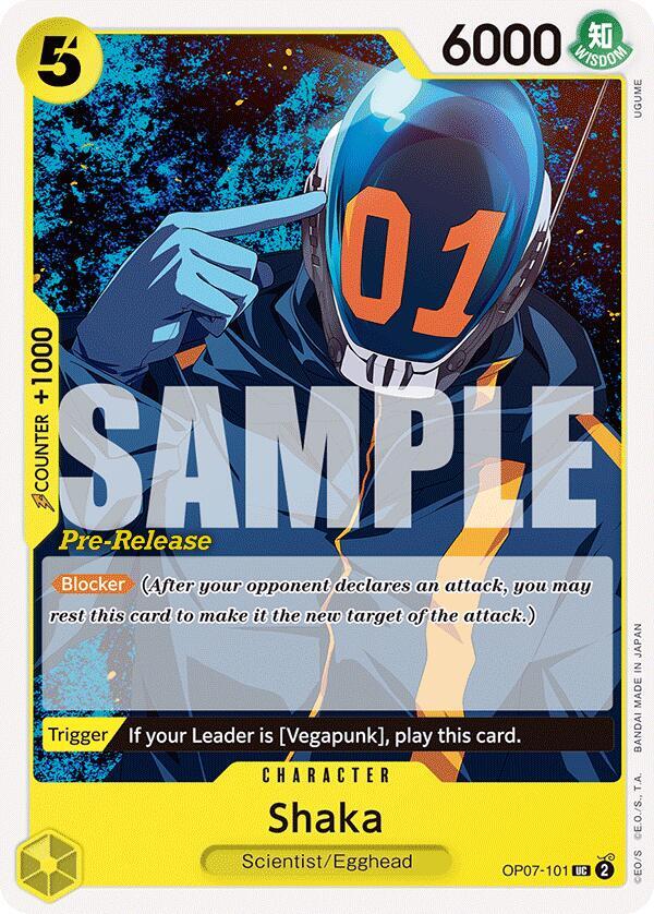 Shaka OP07-101 One Piece card