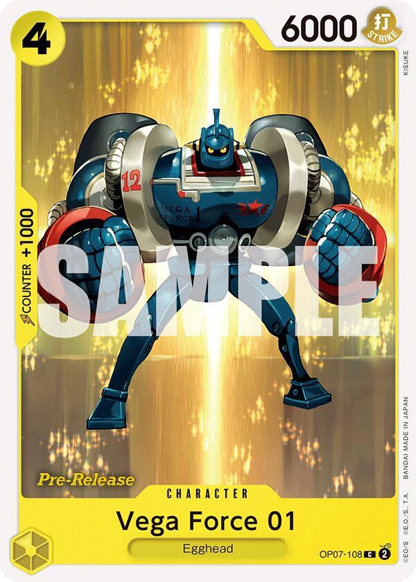 Vega Force 01 OP07-108 One Piece card