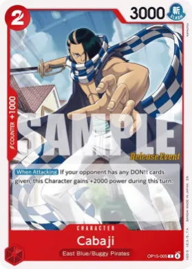 Cabaji (OP15P OP15-005) Promos: Adventure on Kami's Island