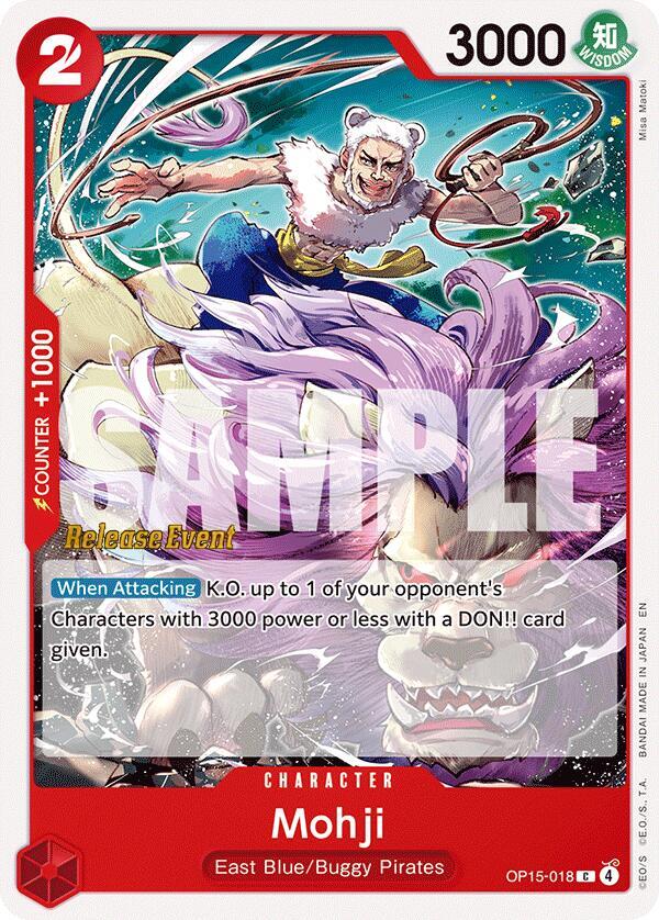 Mohji OP15-018 One Piece card