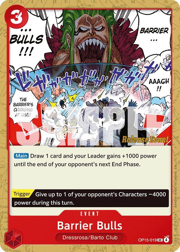 Barrier Bulls OP15-019 One Piece card