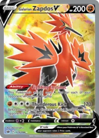 Galarian Zapdos V (CRE 173) Chilling Reign