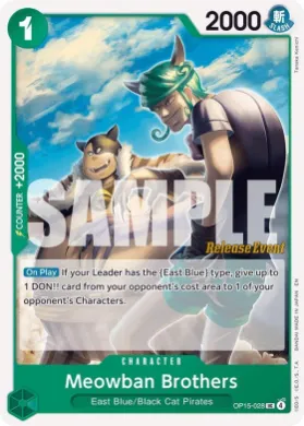Meowban Brothers (OP15P OP15-028) Promos: Adventure on Kami's Island