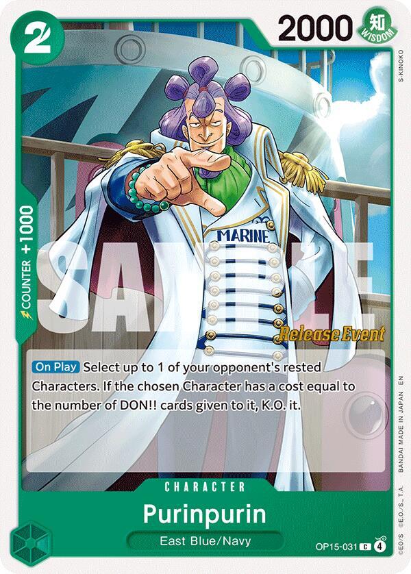 Purinpurin OP15-031 One Piece card