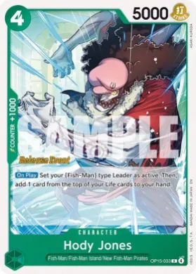 Hody Jones (OP15P OP15-033) Promos: Adventure on Kami's Island