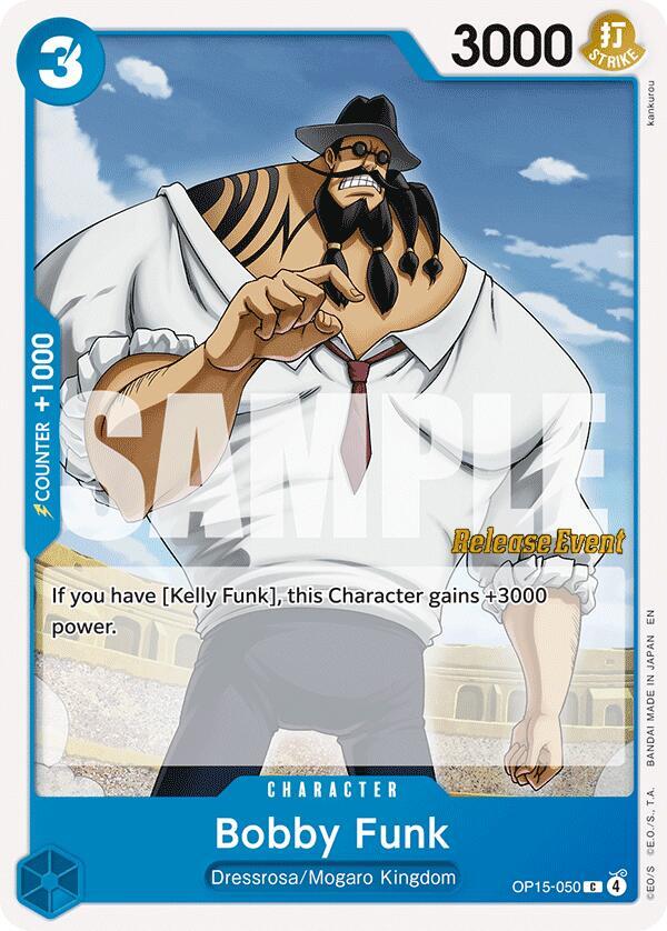 Bobby Funk OP15-050 One Piece card