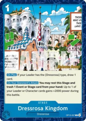 Dressrosa Kingdom (OP15P OP15-057) Promos: Adventure on Kami's Island
