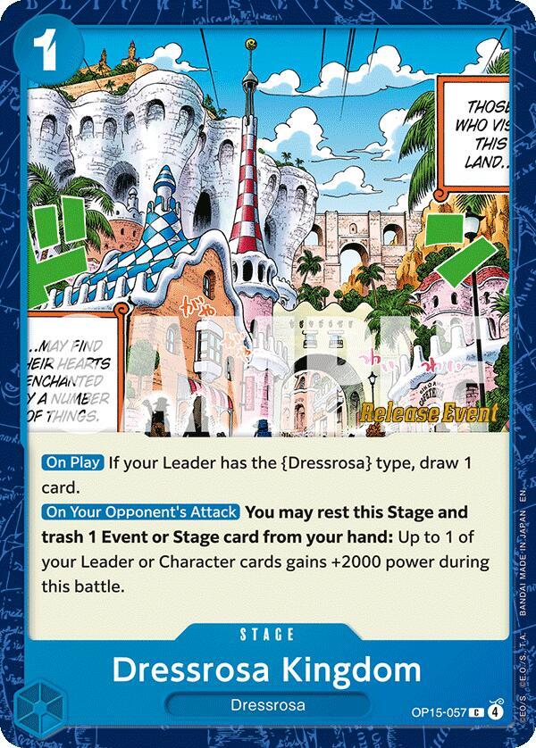 Dressrosa Kingdom OP15-057 One Piece card