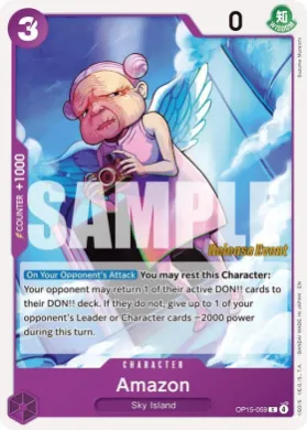 Amazon (OP15P OP15-059) Promos: Adventure on Kami's Island