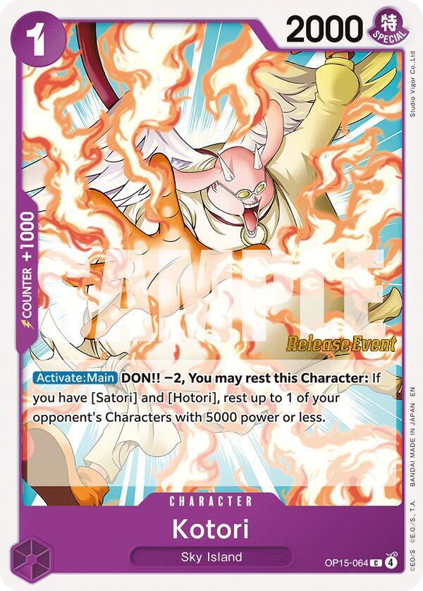 Kotori OP15-064 One Piece card