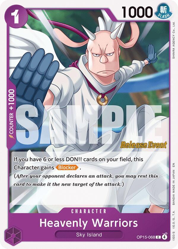 Heavenly Warriors OP15-068 One Piece card