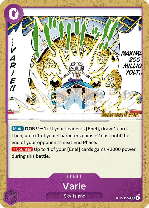 Varie OP15-074 One Piece card