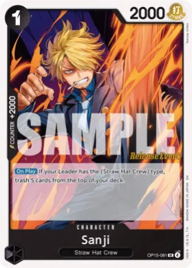Sanji (OP15P OP15-081) Promos: Adventure on Kami's Island