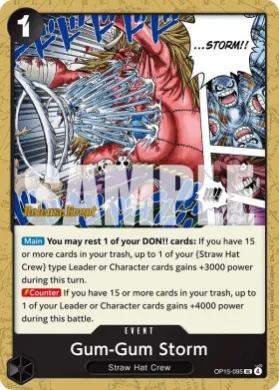 Gum-Gum Storm (OP15P OP15-095) Promos: Adventure on Kami's Island