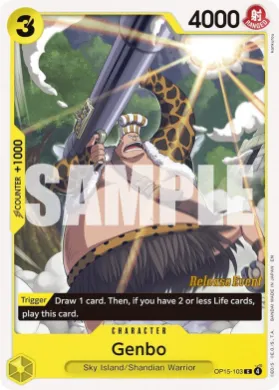 Genbo (OP15P OP15-103) Promos: Adventure on Kami's Island