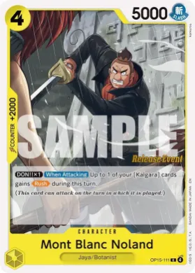 Mont Blanc Noland (OP15P OP15-111) Promos: Adventure on Kami's Island